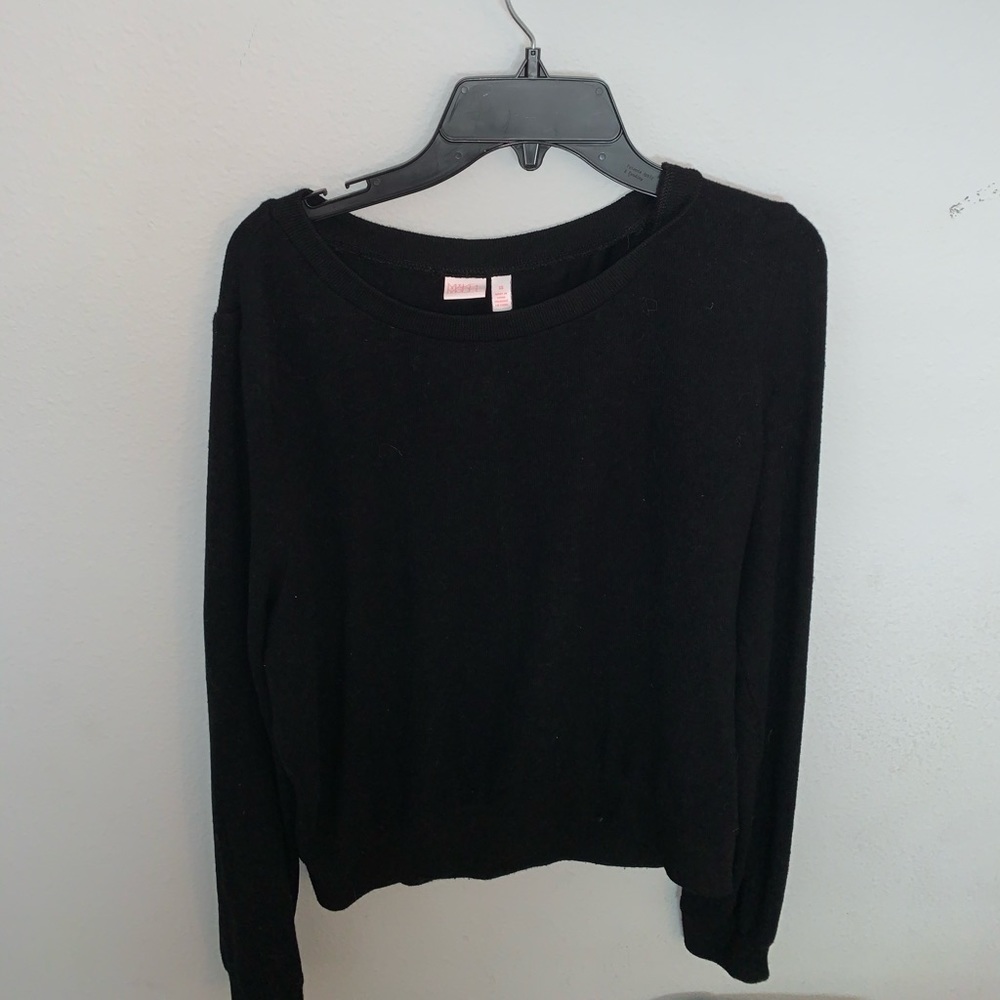 Black pajama sweater